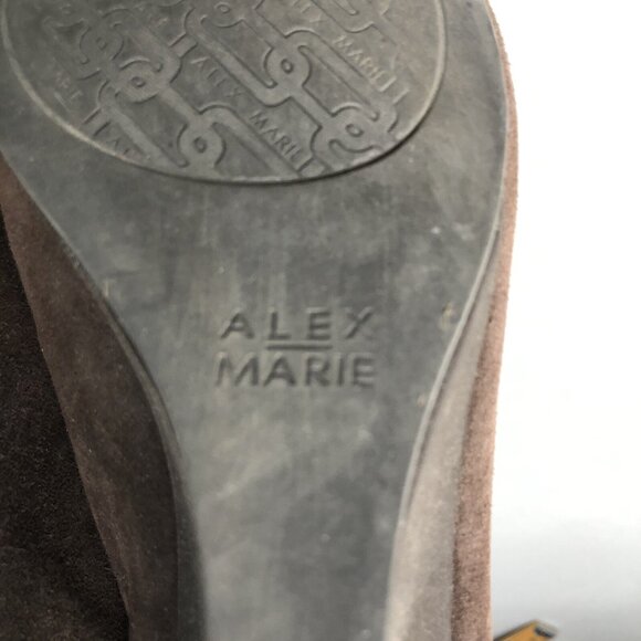 Alex Marie Boots Womens 8.5M Brown Suede Slouchy Boho Western Dana204 Chocolate - Picture 8 of 16